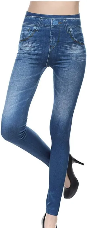 Womens Classic High Waisted Skinny Stretch Butt Lifting Jeans Slim Fit Denim Pants