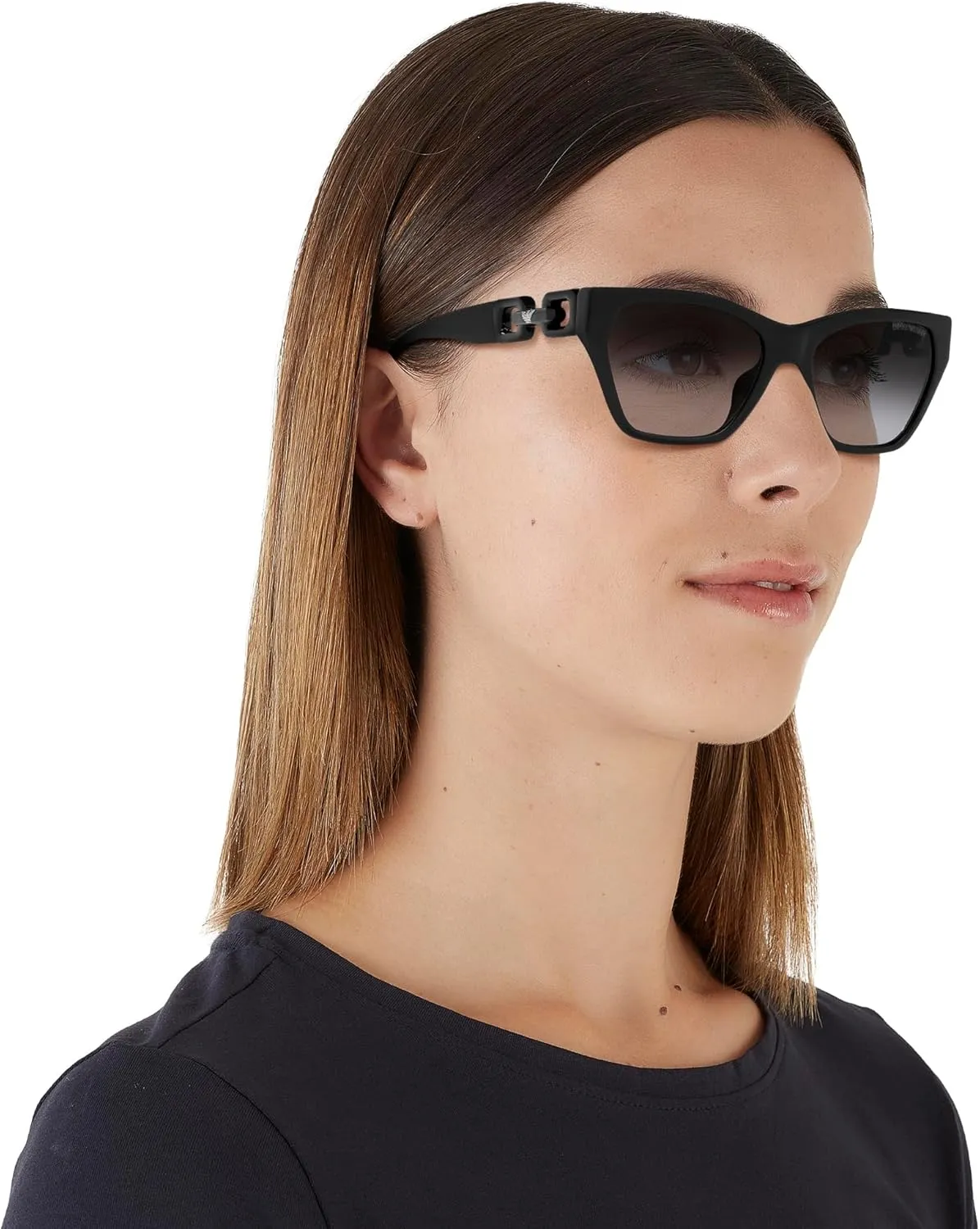 Women's Ea4203u Universal Fit Cat Eye Sunglasses