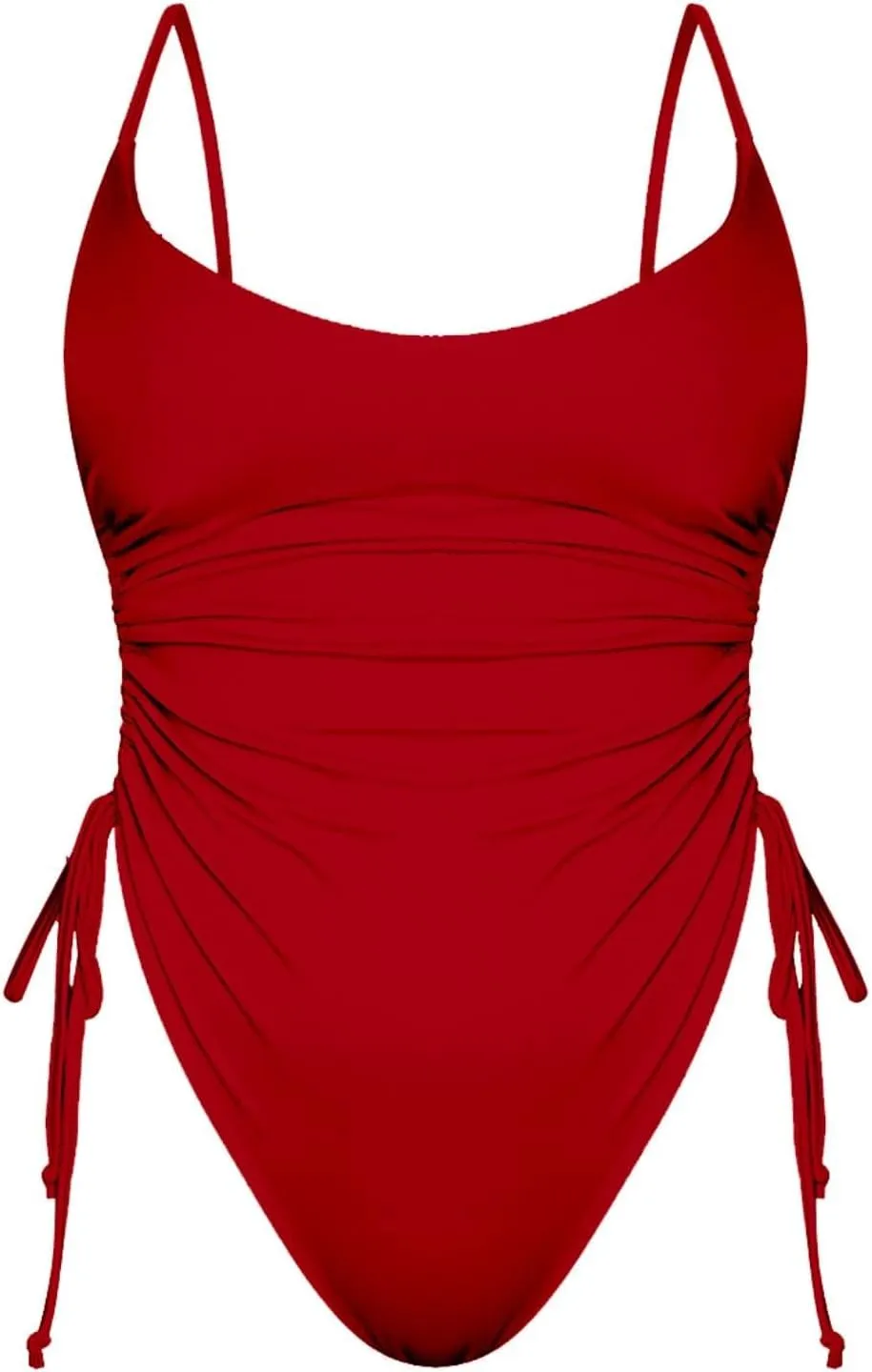 Women's High Cut Cheeky One Piece Bathing Suit Sexy Tummy Control Swimsuit Swimwear