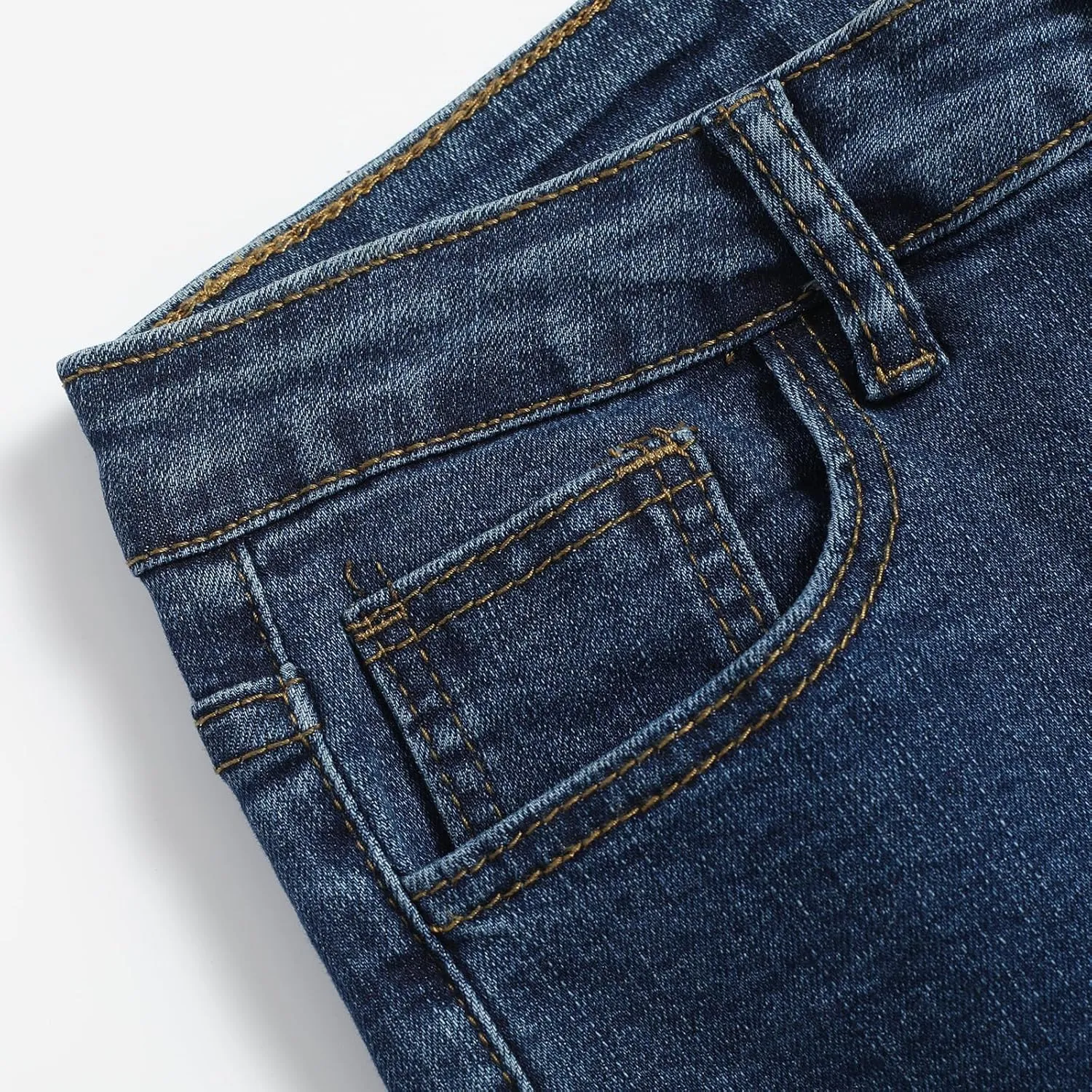 Women's High Waisted Stretch Skinny Flared Classic Bell Bottom Denim Jeans