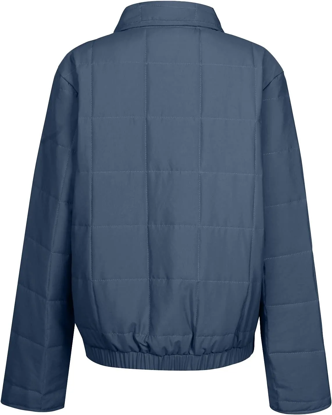 Womens Long-Sleeve Hooded Puffer Coat Jacket Loose Pocket Cotton Jacket Womens Winter Jacket Women Winter Jacket