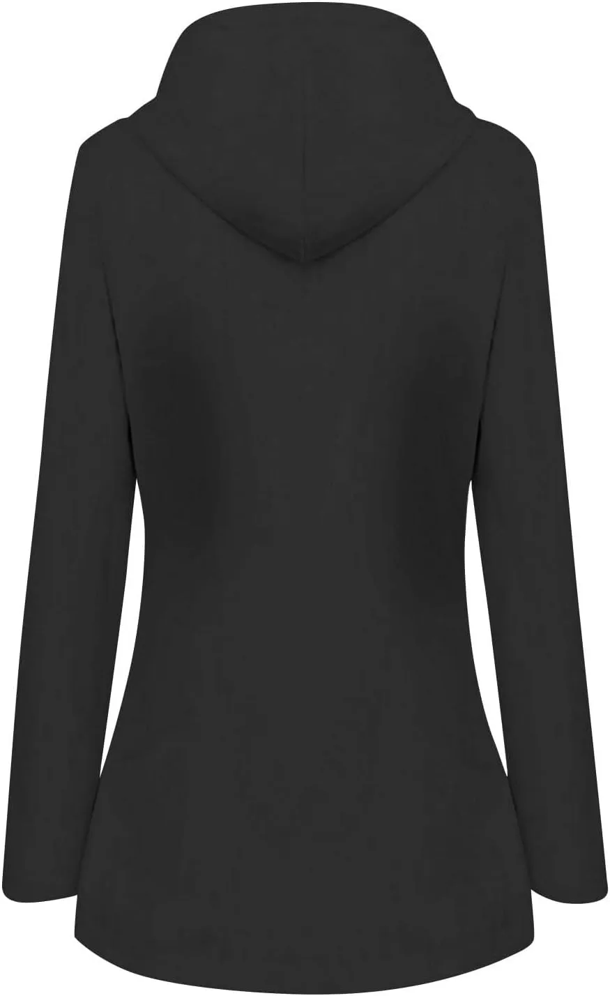Womens Rain Jacket Raincoat Windbreaker Zipper Hoodies Raincoats Waterproof Lightweight Outdoor Rain Coats with Pocket