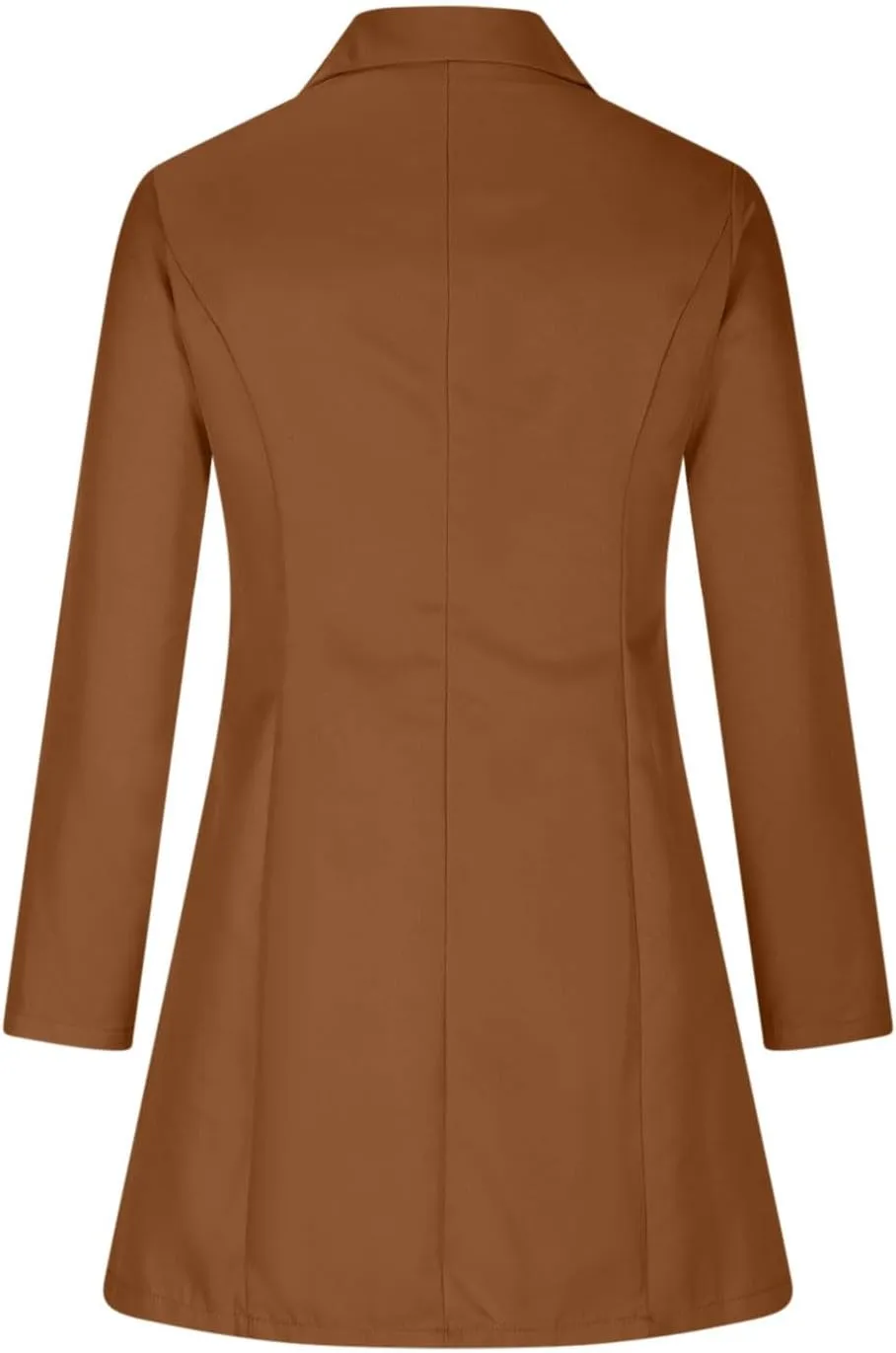 Womens Winter Jacket Long Open Front Oversized Knitted Sweater Coat Double-Breasted Classic Lapel Trench Overcoat