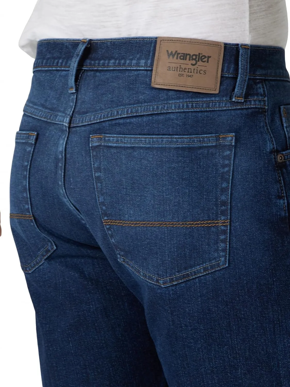 Wrangler Authentics Men's Athletic Fit Stretch Jean