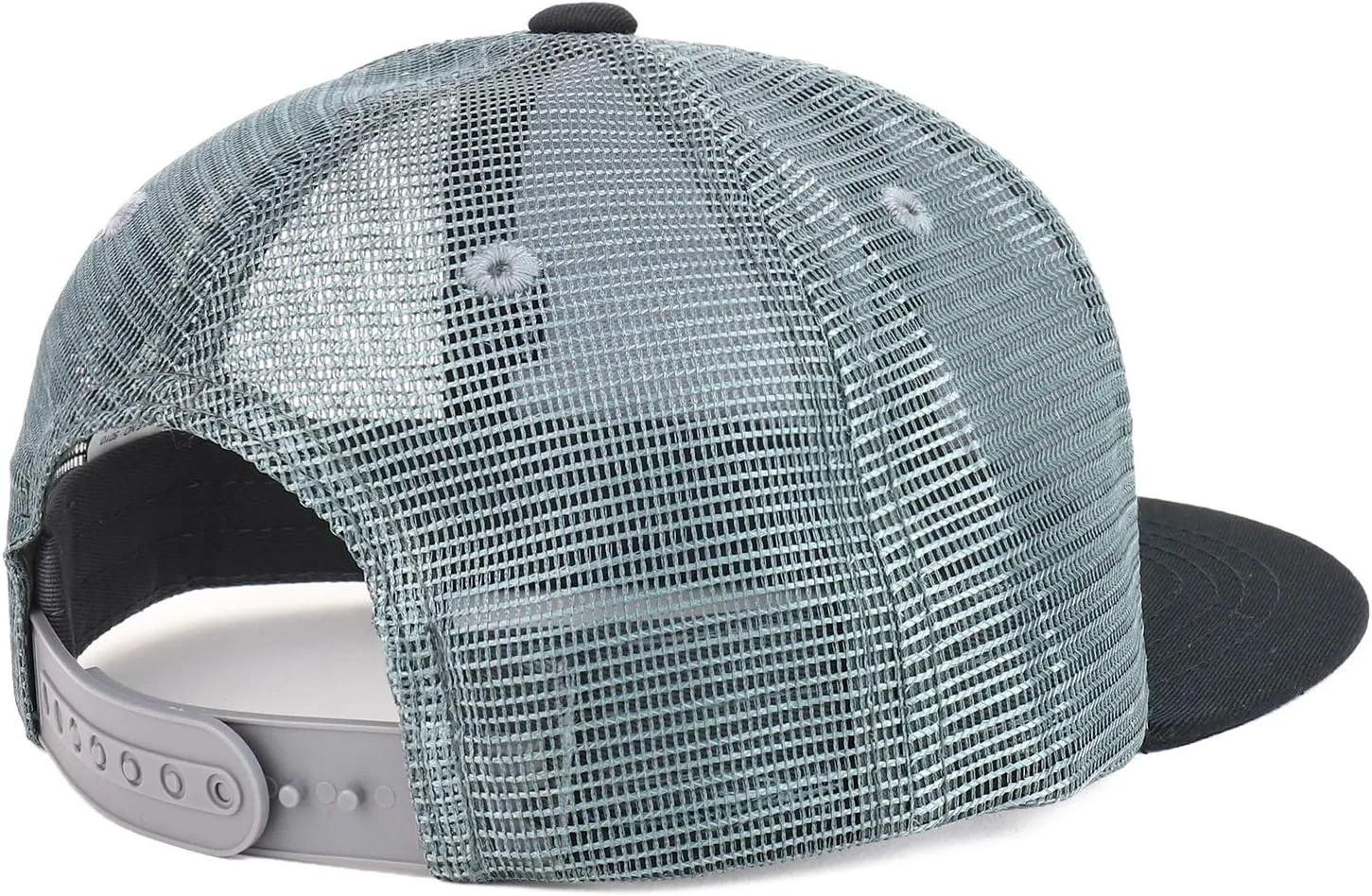 Youth Stylish Flat Bill Structured Mesh Back Snapback Trucker Cap