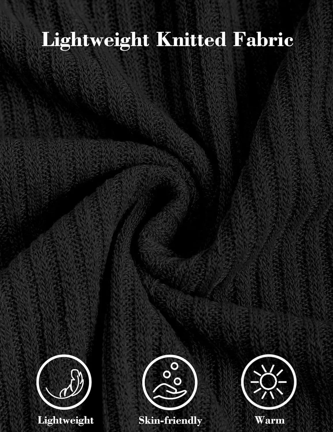 ZAFUL Men's Mock Turtleneck Shirts Long Sleeve Lightweight Turtle Neck Undershirt Tops Pullover Ribbed Base Layer T Shirts
