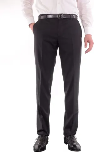 Zanella Platinum Parker Tasmanian Super 150's Wool Men Trousers - Modern Fit Flat Front Dress Pants